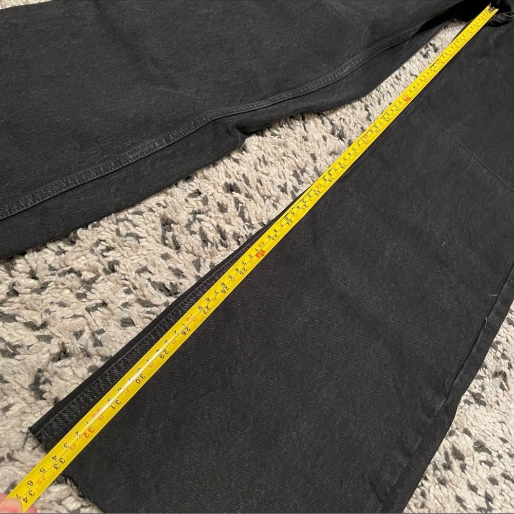 ZARA Ripped Wide Leg Jeans - Picture 8 of 13